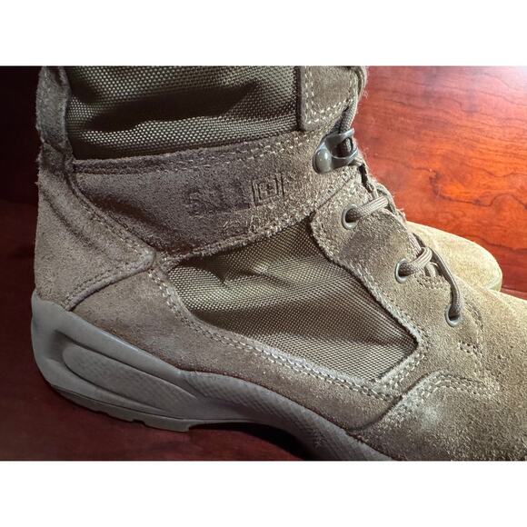 5.11 ATAC 2.0 8" Desert Dark Coyote Military Style Tactical Suede Boot Mens 11 - Picture 10 of 12